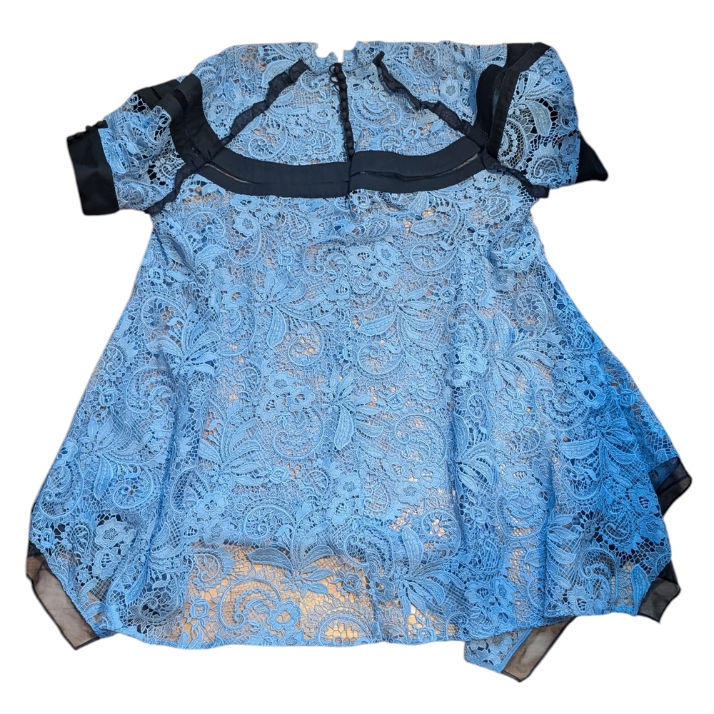 3.1 Phillip Lim Corded Lace Handkerchief Hem Dress - Picture 4 of 6